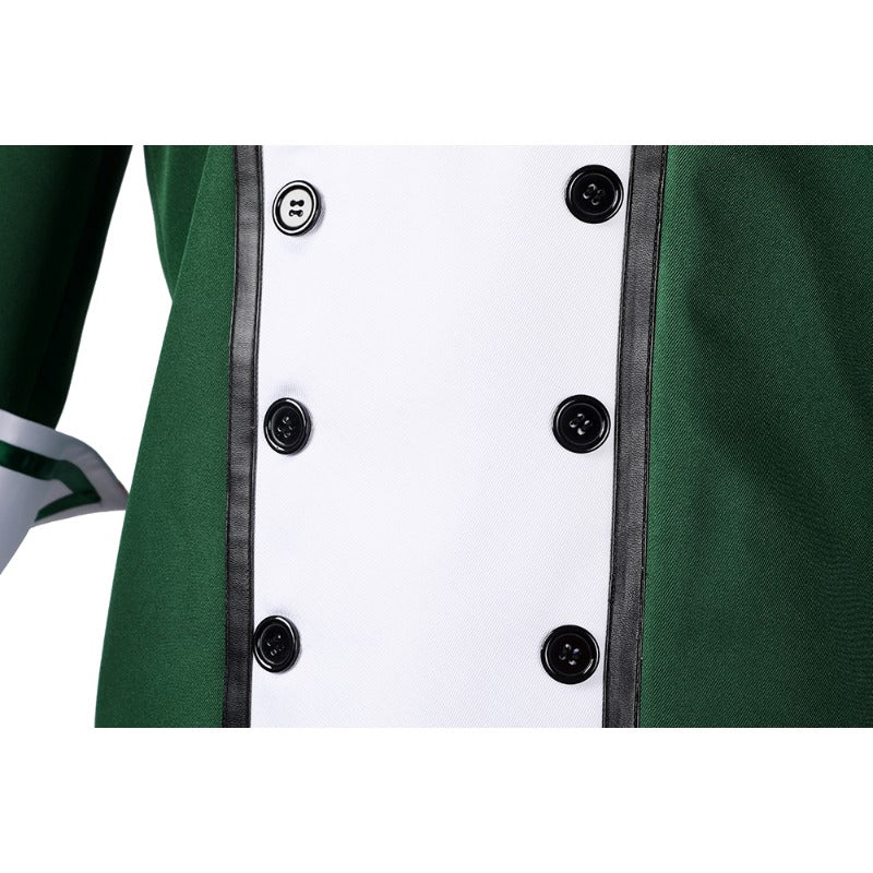 Traje de Cosplay Chef Silver Riddle de Twisted Wonderland Personalizado - Fantasia Cosera