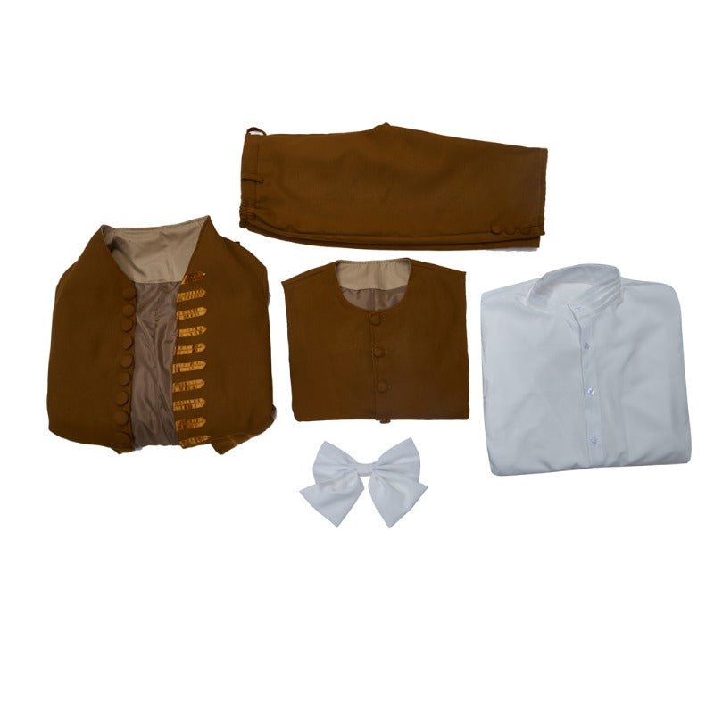 Nuevo Abrigo Marrón del Siglo XVIII - Estilo Militar Colonial Traje de Cosplay Edwardiano - Fantasia Cosera