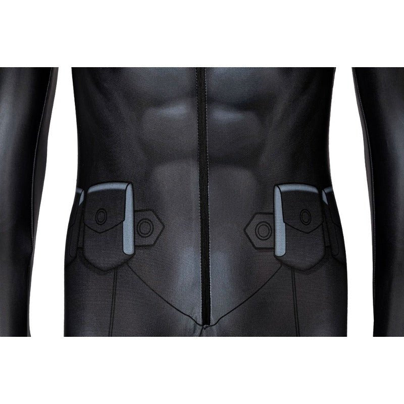 Traje de Cosplay Campeón Negro 3D para Niños - Fantasia Cosera