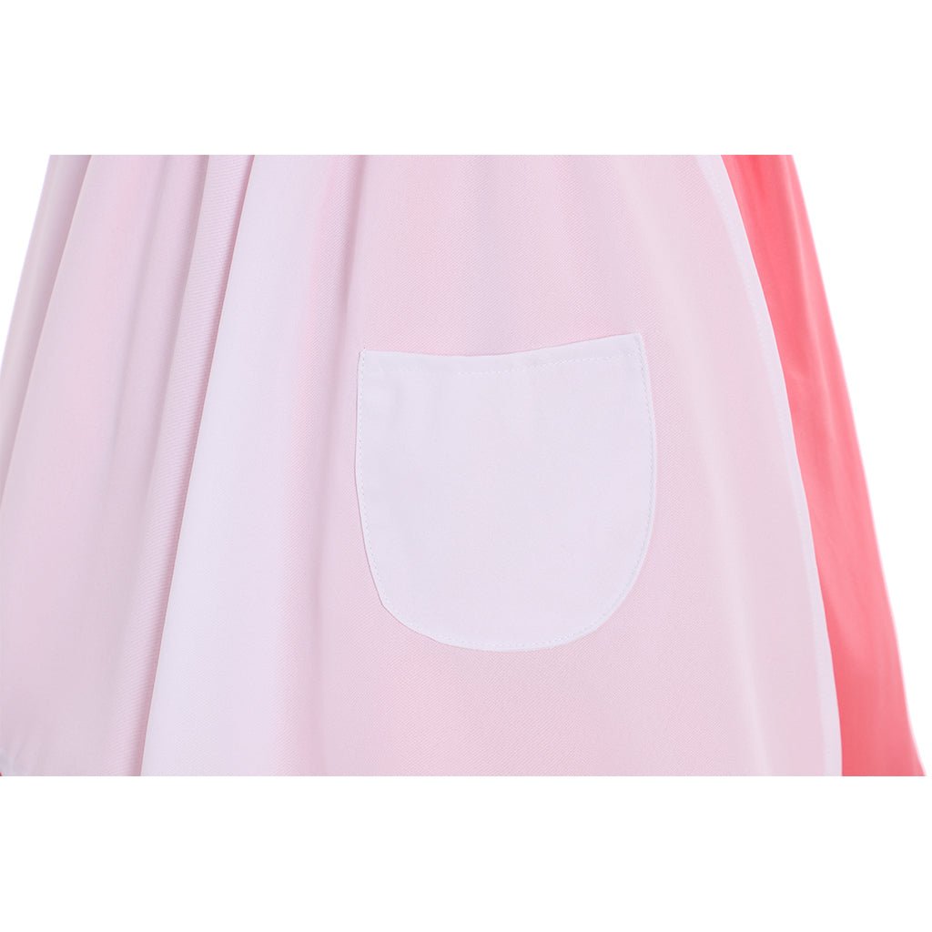 Fantasía Cosera Disfraz de Mujer Nurse Joy – Vestido Rosa con Sombrero, Outfit de Cosplay Inspirado en Anime - Fantasia Cosera