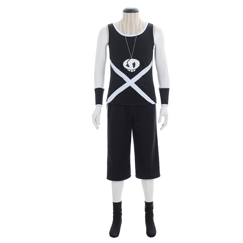 Disfraz de Grunts de Team Skull para Hombre – Estilo Villano de Pokémon - Fantasia Cosera