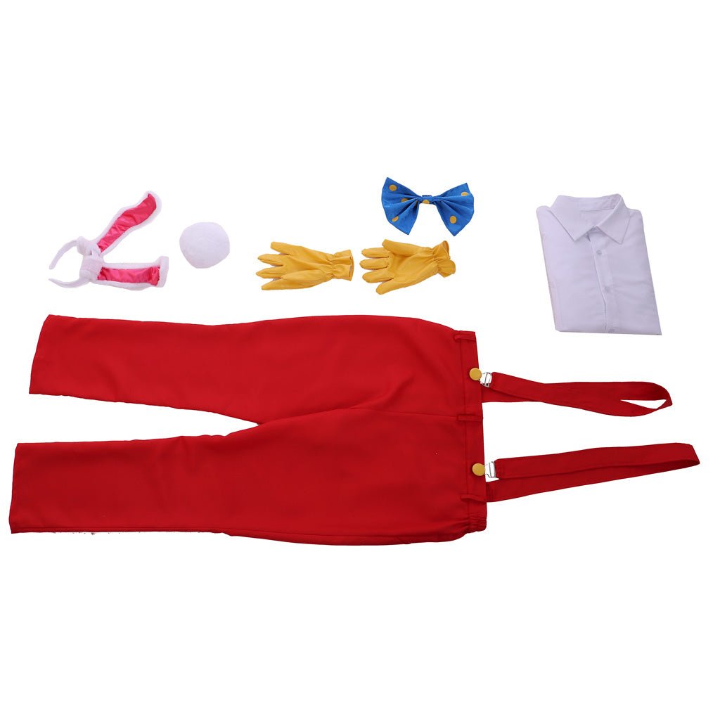 Traje de Cosplay de Roger Rabbit para Adultos - Divertido Disfraz de Conejo de Dibujos Animados - Fantasia Cosera