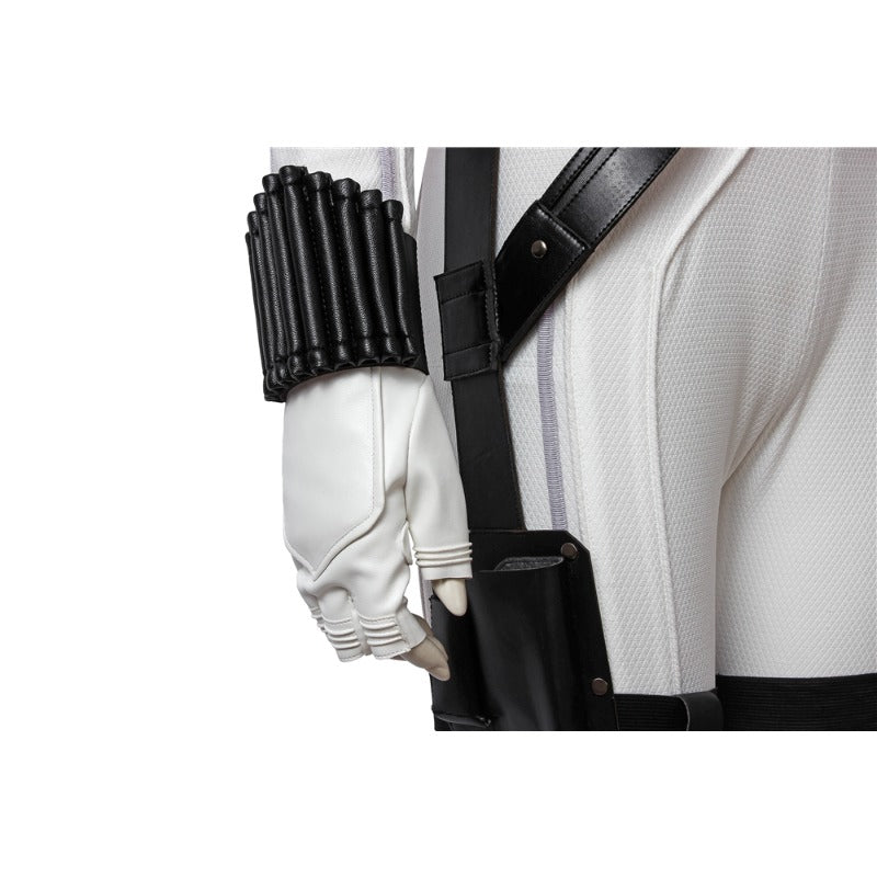 Traje de Cosplay de Black Widow Blanco - Natasha Romanoff Hecho a Mano - Fantasia Cosera