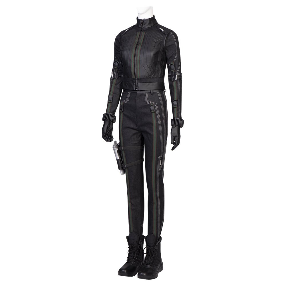 Traje de Cosplay Black Widow Marvel Comics Mono Halloween para Mujer - Fantasia Cosera