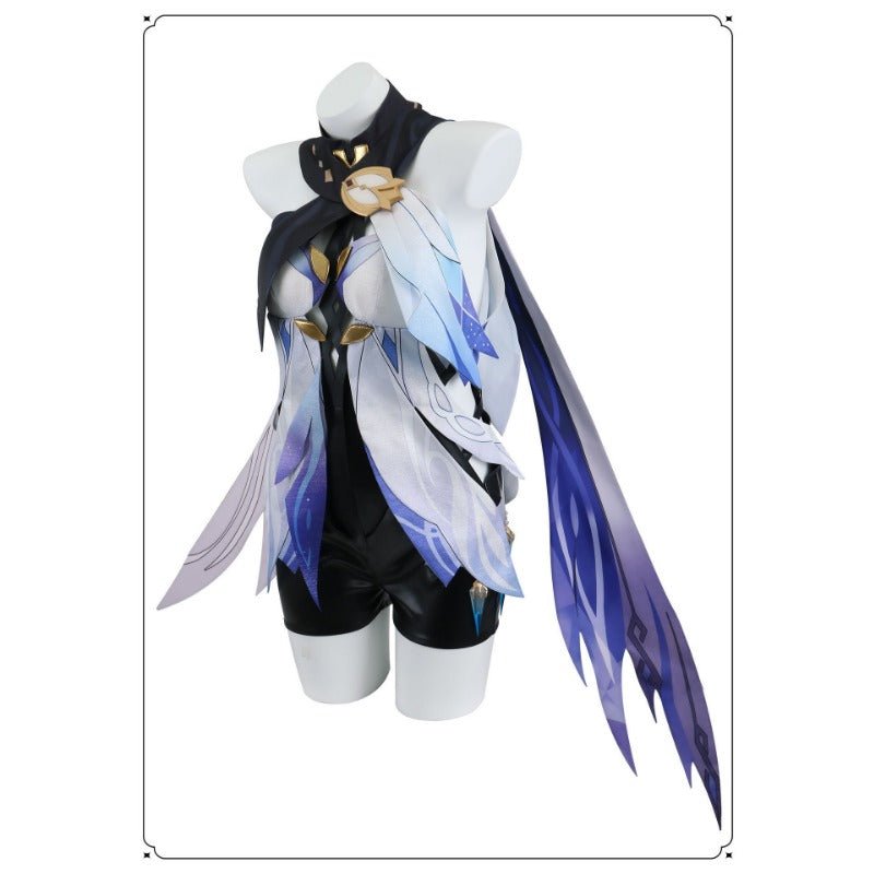 Traje de Cosplay de Skirk de Genshin Impact – Outfit del Maestro de Tartaglia para Mujeres - Fantasia Cosera