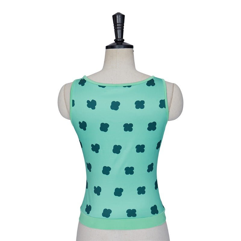 Chaleco Verde de Nami Cosplay Camiseta Versión en Vivo para Mujeres - Disfraz de Anime para Halloween - Fantasia Cosera