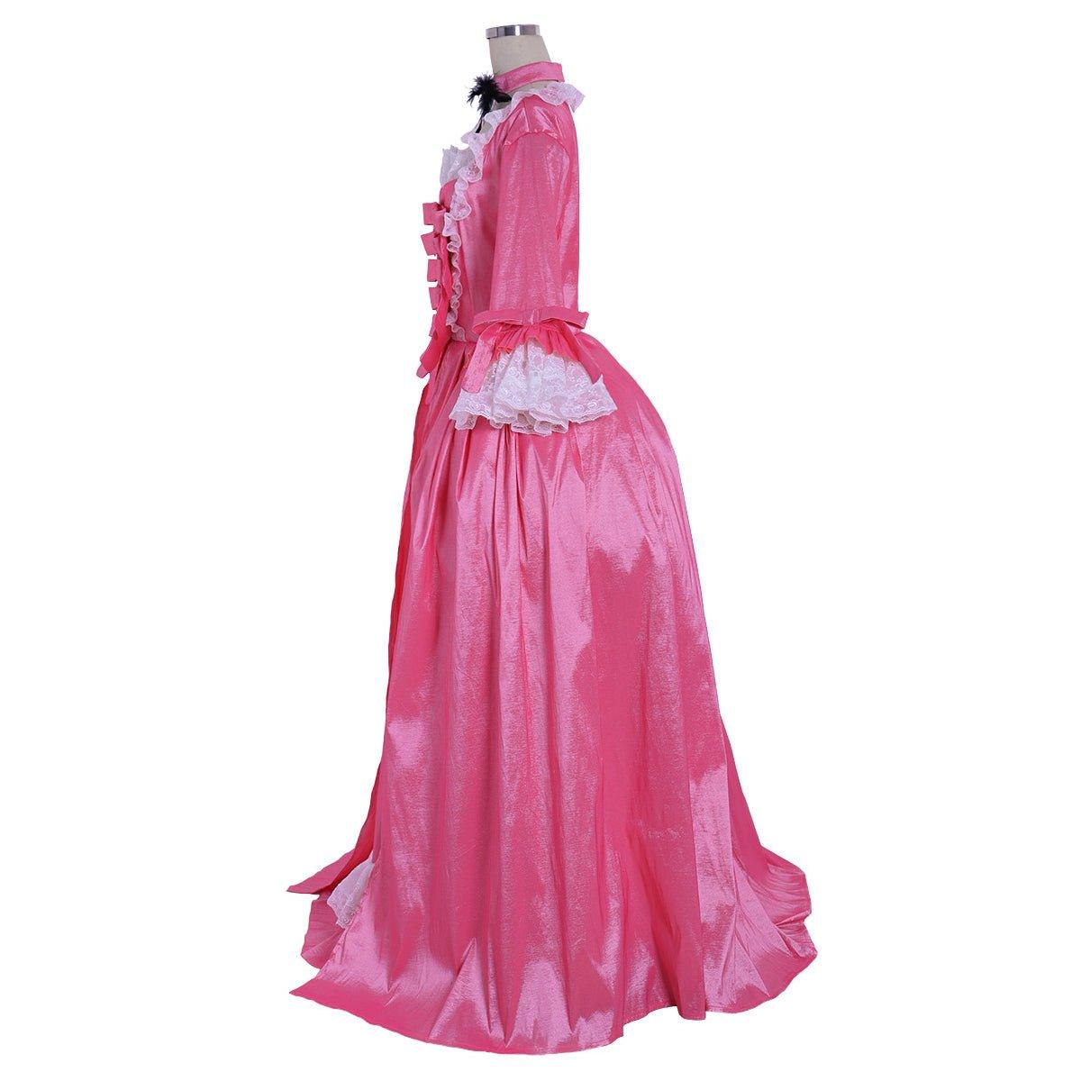 Vestido de Marie Antoinette del Siglo XVIII - Vestido de Baile Rococó con Espalda de Saco | Vestido de Princesa Vintage Victoriana - Fantasia Cosera