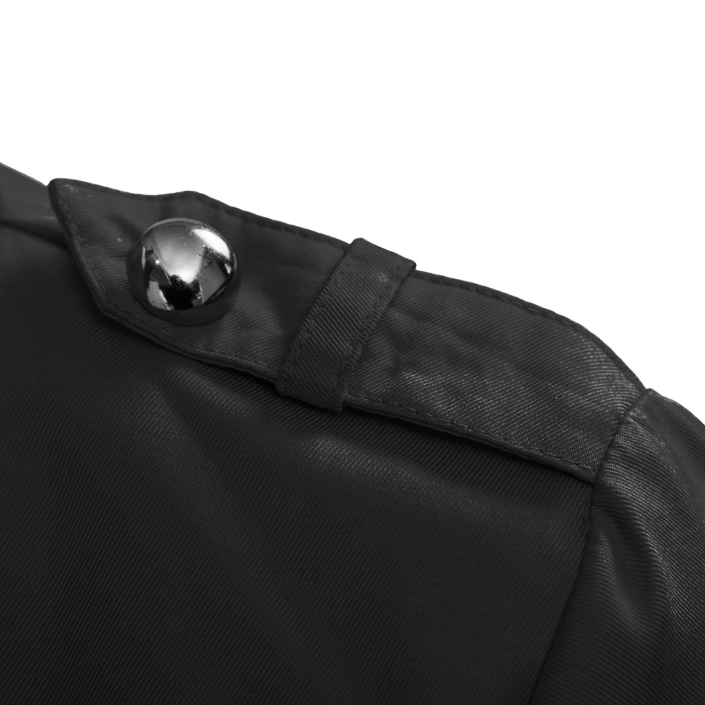 Abrigo Negro Edward Traje Cosplay Para Mujer – Inspirado en el Estilo Oficial, Alta Calidad - Fantasia Cosera