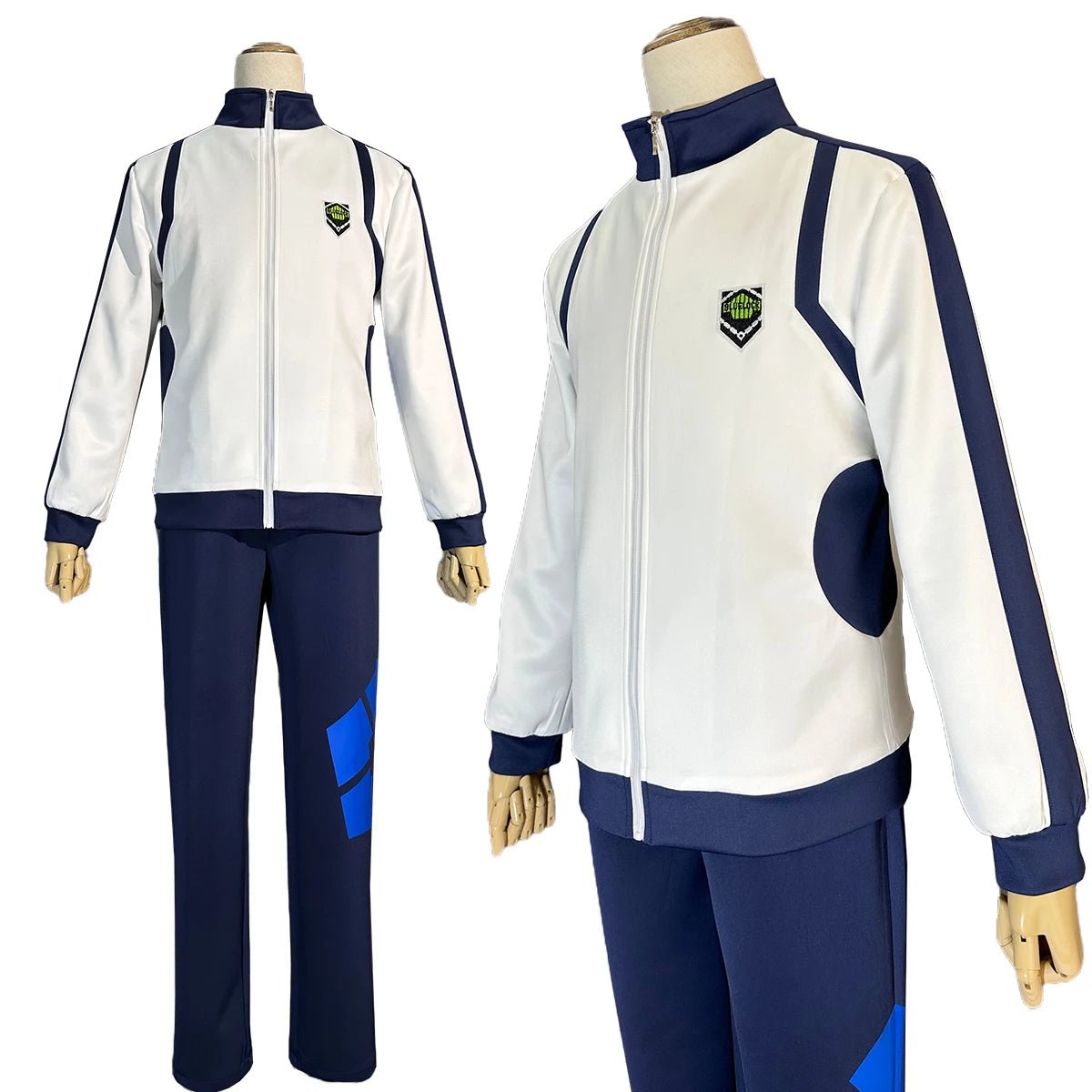 Traje de Cosplay Anime Blue Lock Reo Nagi Bachira Isagi Chigir - Sudadera con Cremallera y Bolsillo - Fantasia Cosera
