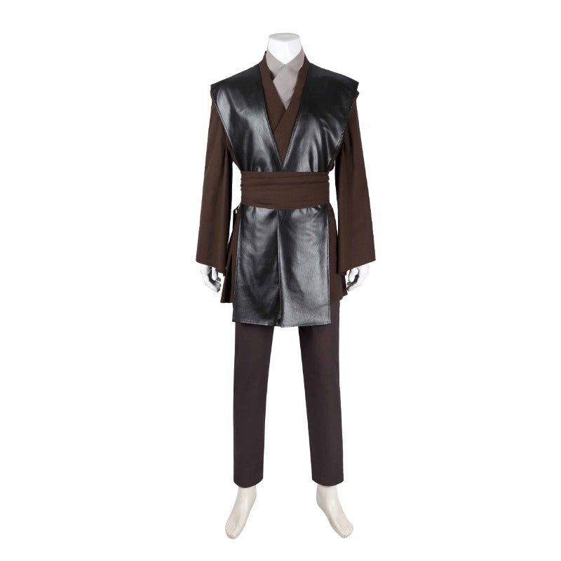 Traje de Cosplay Anakin Skywalker - Capa de Jedi Knight Darth Vader para Halloween Hecho a Medida - Fantasia Cosera