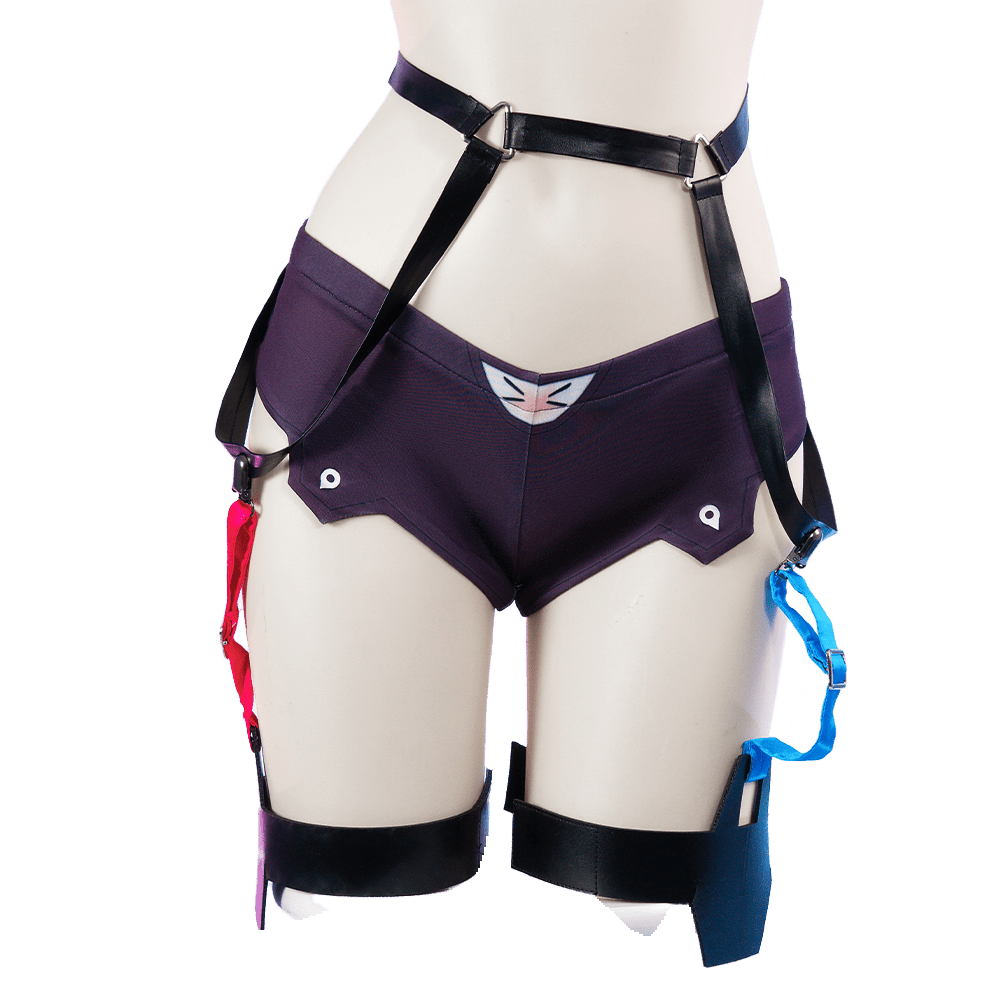 Traje de Cosplay Delirium Blue Delta - Texas the Omertosa de Arknights - Fantasia Cosera