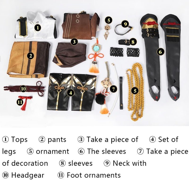 Disfraz de Shikanoin Heizou de Genshin Impact para Adultos - Fantasia Cosera