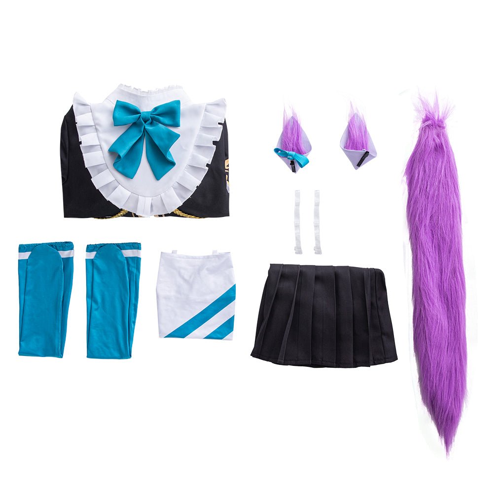 Traje Cosplay Mejiro McQueen - Outfit Elegante Inspirado en Anime de Uma Musume: Pretty Derby - Fantasia Cosera