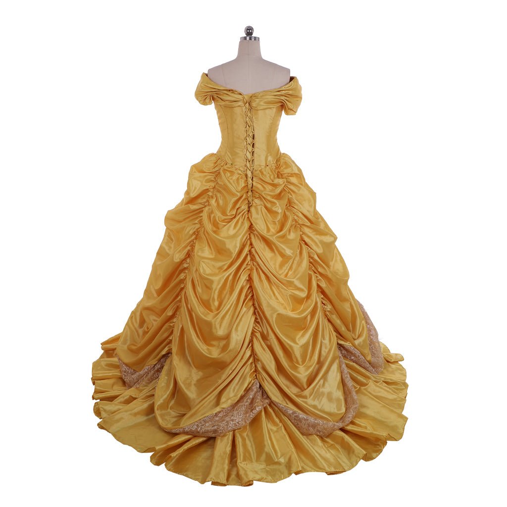 Vestido de Princesa Belle para Adultos | Disfraz de Cosplay para Halloween y Fiestas Temáticas - Fantasia Cosera