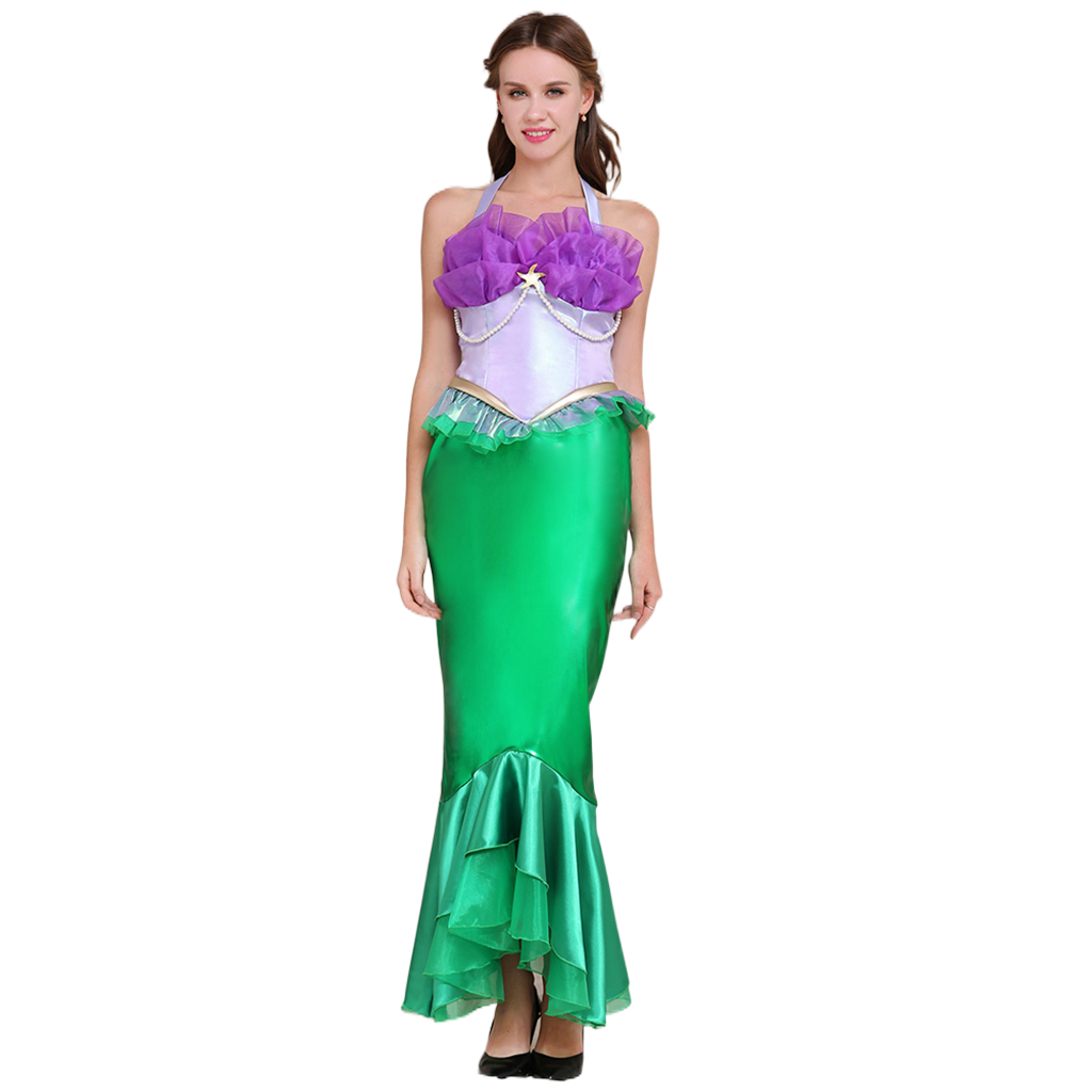 Disfraz de Ariel La Sirenita para Cosplay | Disfraz de Disney Ariel para Todas las Versiones | Serie de Cosplay - Fantasia Cosera