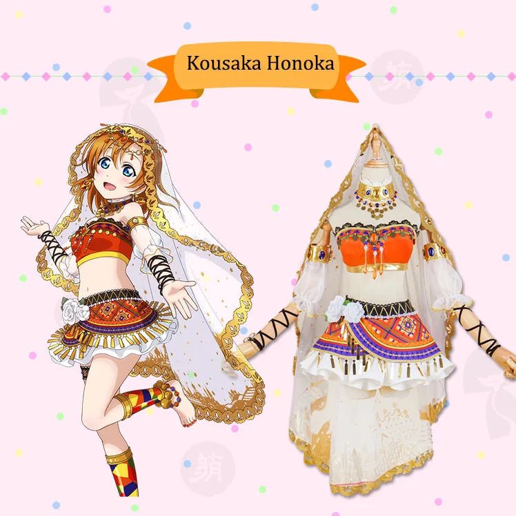 [PREVENTA] Fantasía Cosera Anime Love Live Todos los Personajes Trajes de Cosplay Bailarines Lovelive Kousaka Honoka Minami Traje de Cosplay - Fantasia Cosera