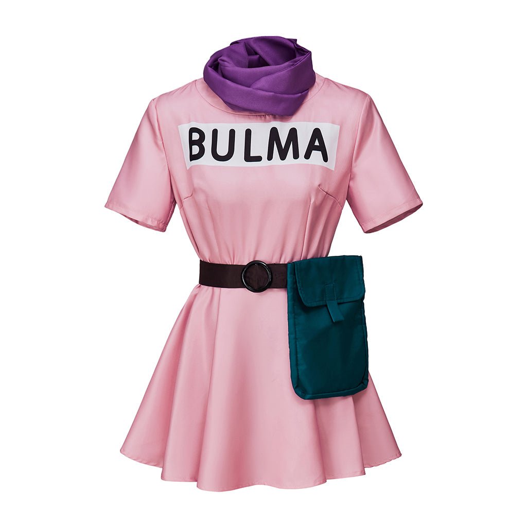 Traje de Cosplay de Bulma de Dragon Ball para Halloween y Carnavales - Fantasia Cosera