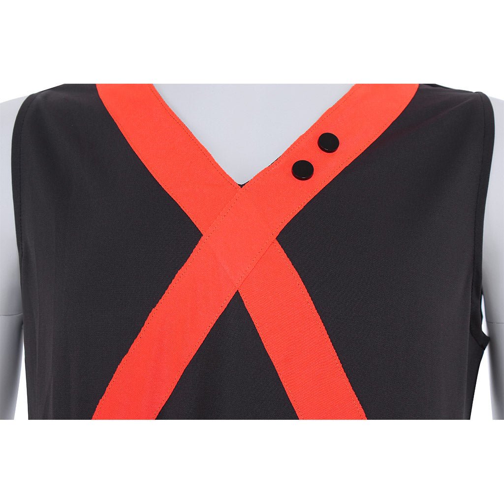 Traje de Cosplay de Katsuki Bakugou de My Hero Academia - Conjunto Completo Estilo Héroe Explosivo - Fantasia Cosera