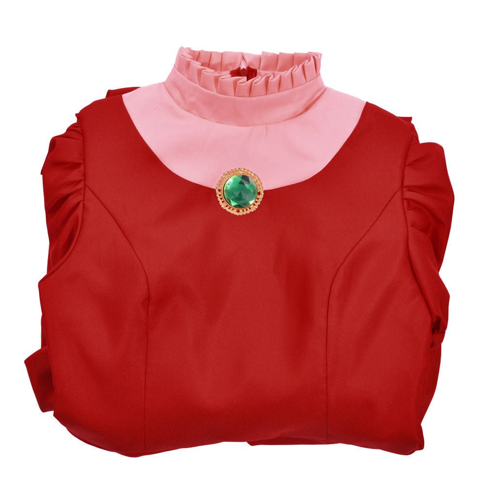 Disfraz de Lady Tremaine | Vestido de Reina Roja para Mujer | Traje para Halloween y Serie Disney - Fantasia Cosera