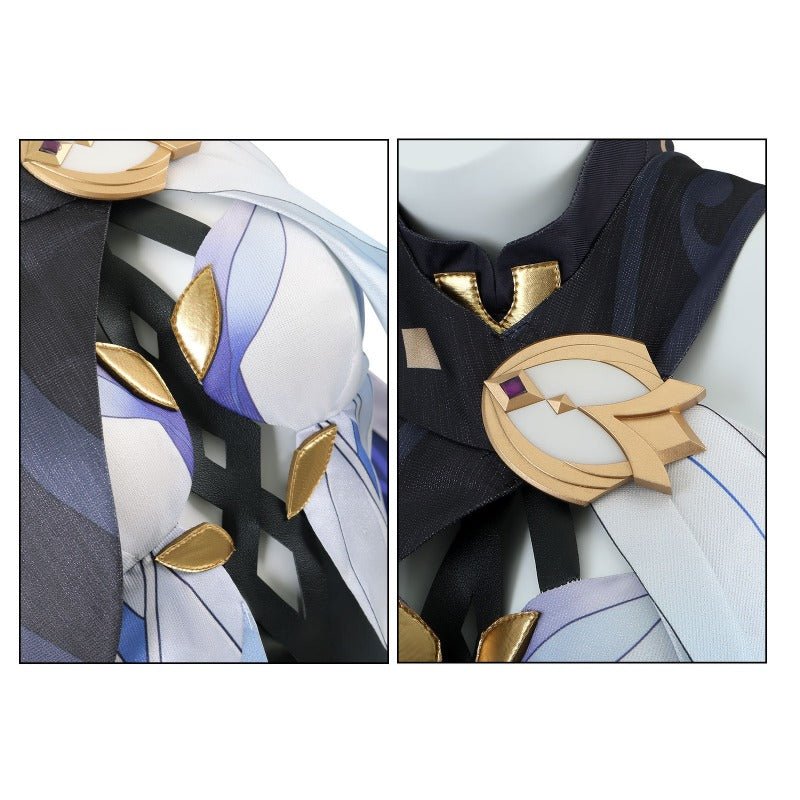 Traje de Cosplay de Skirk de Genshin Impact – Outfit del Maestro de Tartaglia para Mujeres - Fantasia Cosera