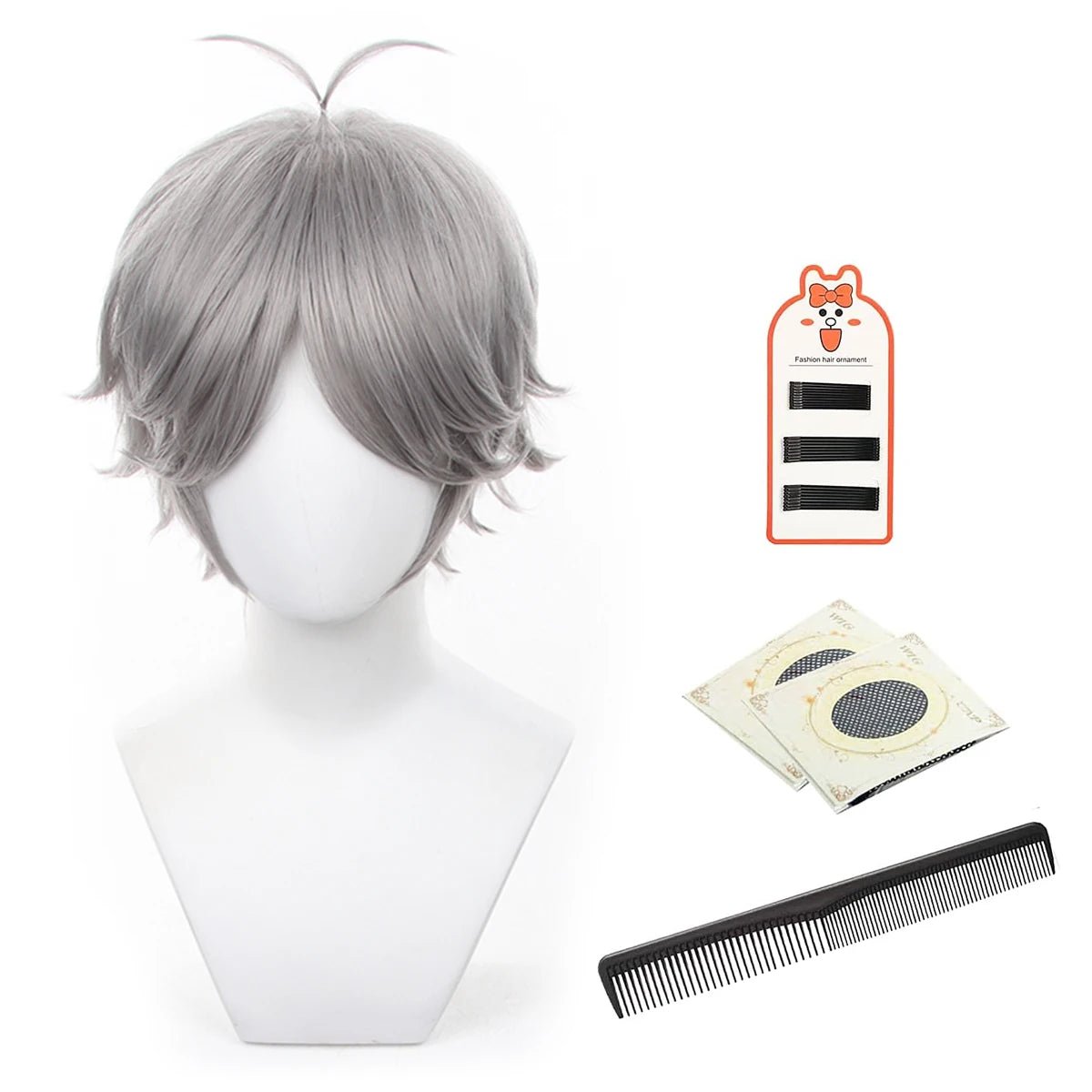 Peluca de Cosplay Sugawara Koushi Haikyuu KARASUNO Escuela Secundaria NO.2 Rosa Red Sintética Tamaño Ajustable - Fantasia Cosera