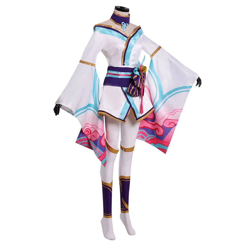 Vestido de Cosplay de Ahri Spirit Blossom para Mujer - Halloween - Fantasia Cosera