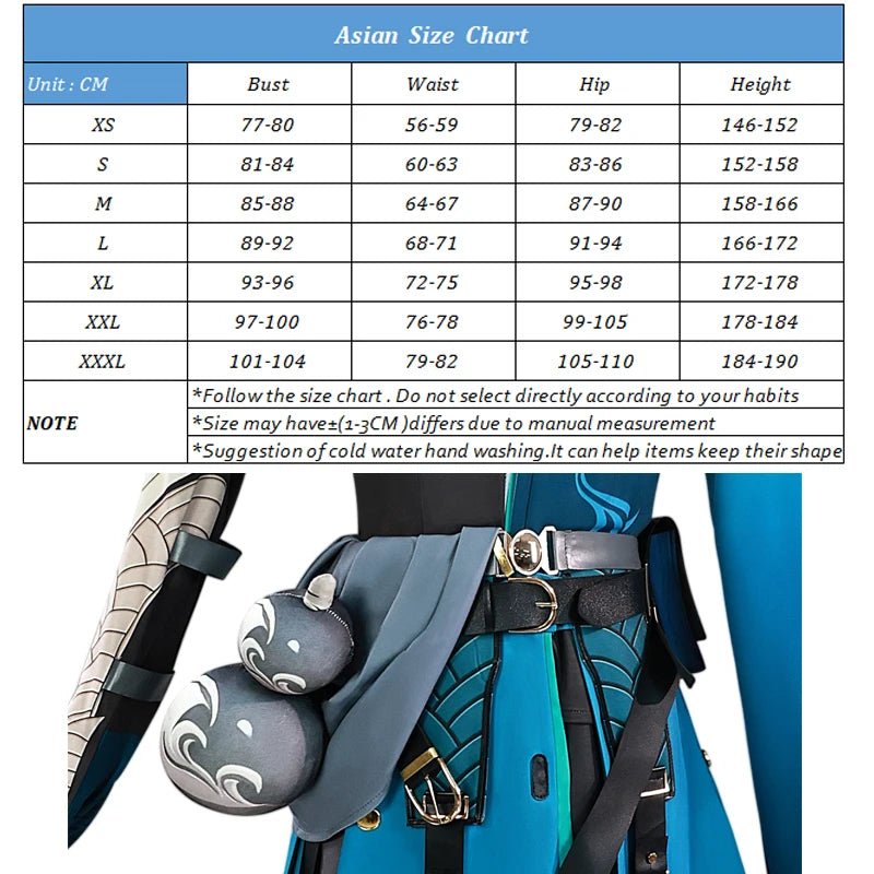 Traje de Cosplay Jiyan Jinete del Viento de Wuthering Waves para Mujer, Disfraz para Fiestas de Halloween - Fantasia Cosera
