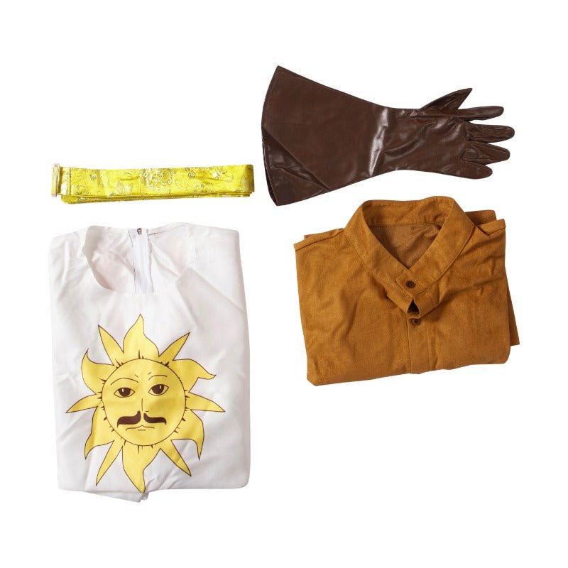 Traje Real del Rey Arturo para Hombres - Outfit de Caballero Medieval de Monty Python para Halloween - Fantasia Cosera