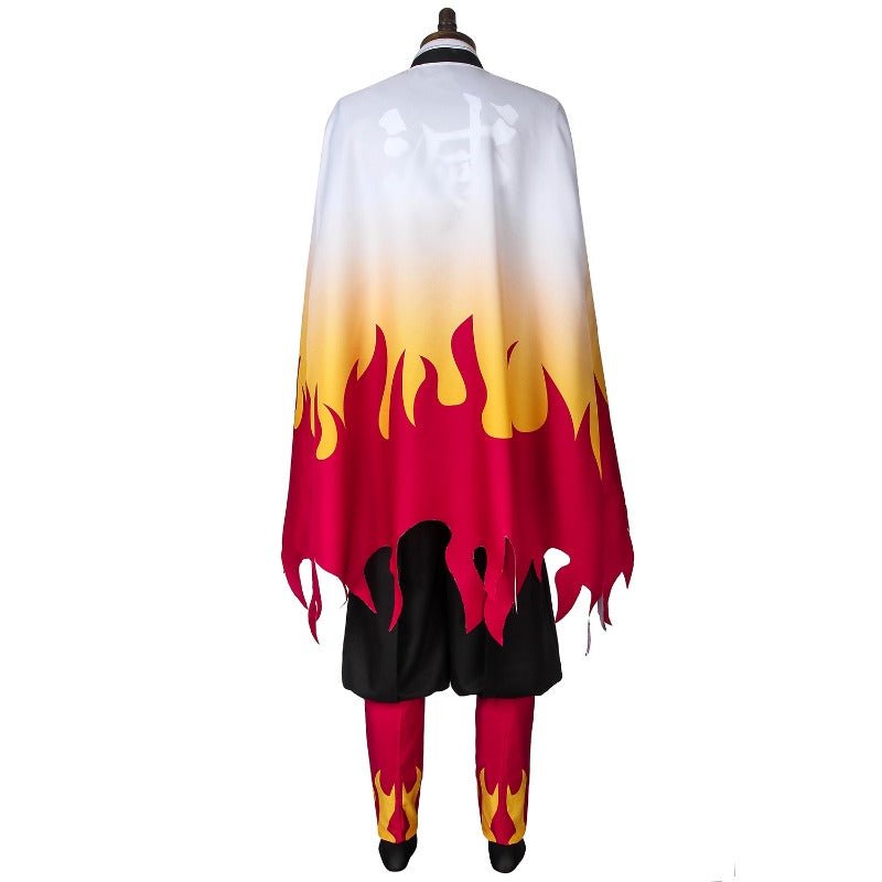 Traje de Cosplay de Kyojuro Rengoku de Demon Slayer - Encarna el Poder del Pilar de la Llama - Fantasia Cosera