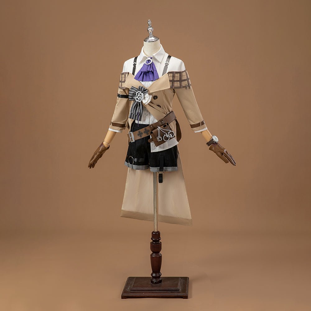 Traje de Cosplay de Fu Hua - Misty London Swift Feather de Honkai Impact 3rd - Fantasia Cosera