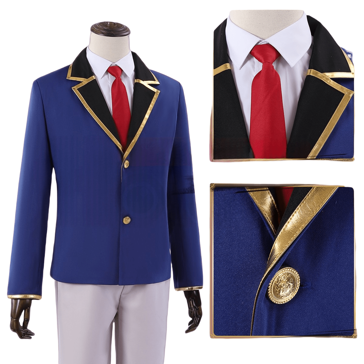 Traje de Cosplay de Aqua Hoshino - Vestuario de Anime Oshi no Ko - Fantasia Cosera