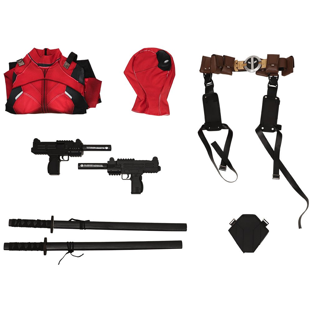 Chaqueta de Cosplay Deadpool 3 Mujer – Inspirada en Deadpool y Wolverine - Fantasia Cosera