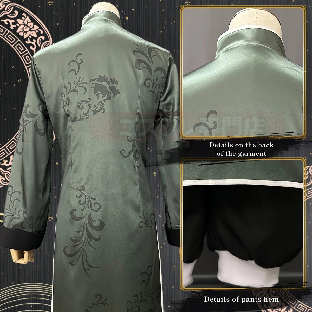 Traje de Kung Fu Tang de Isagi de Blue Lock Cosplay - Peluca Sintética Ajustable - Regalo para Fiestas - Fantasia Cosera