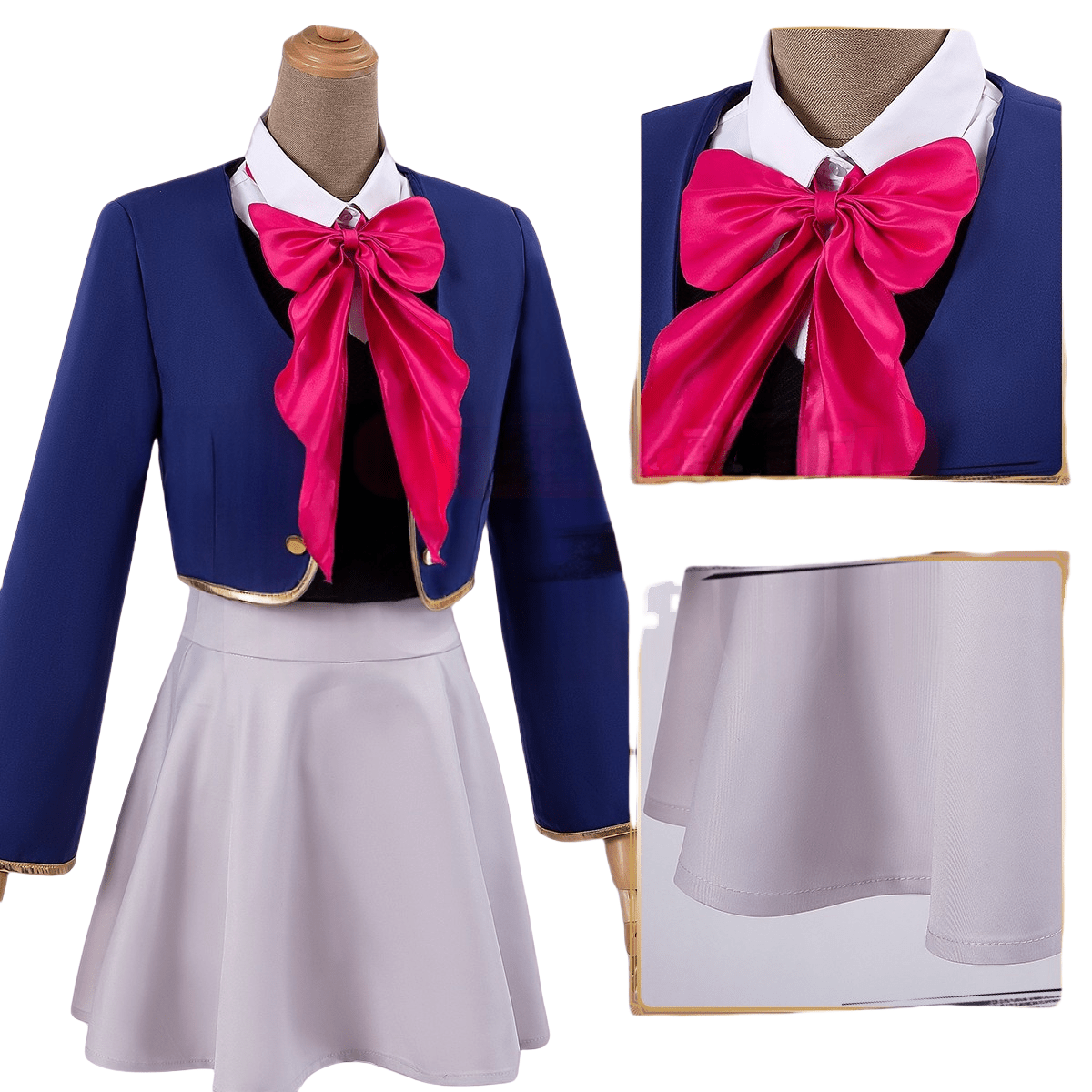 Traje de Cosplay de Ruby Hoshino - Vestimenta de Anime Oshi no Ko - Fantasia Cosera