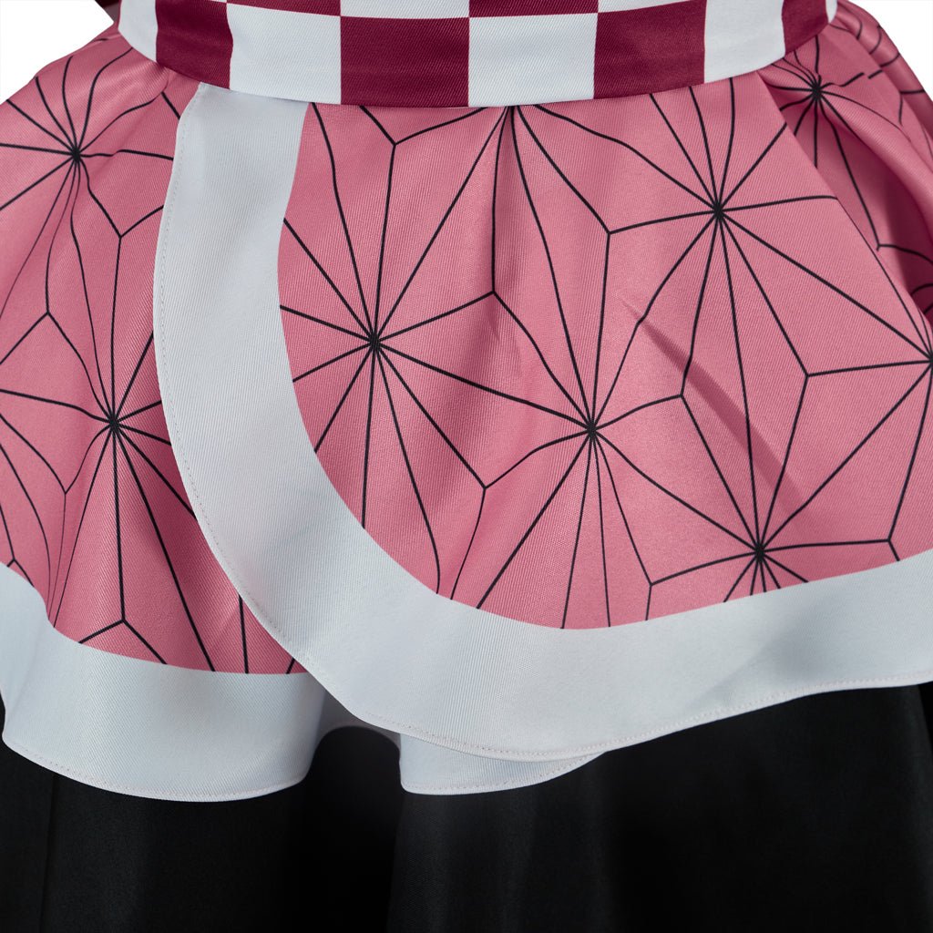 Traje de Cosplay Nezuko Kimono de Demon Slayer – Outfit Auténtico de Anime - Fantasia Cosera