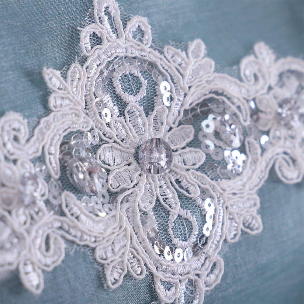 Vestido Rococó de Marie Antoinette del Siglo XVIII - Elegante vestido azul con encaje - Fantasia Cosera