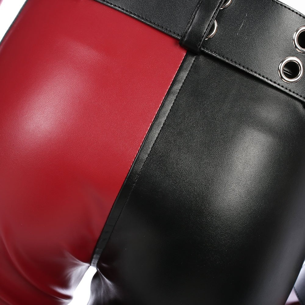 Traje de Cosplay de Harley Quinn de Batman: Arkham City - Outfit de Personaje de Juego de Alta Calidad - Fantasia Cosera