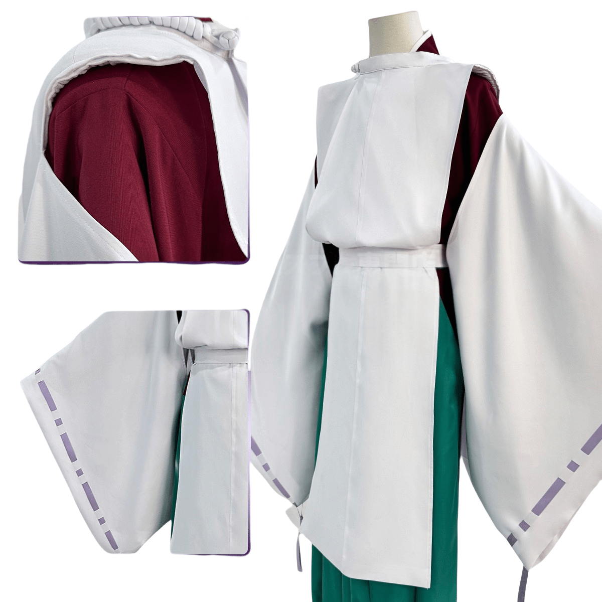 Traje de Cosplay Fujiwara no Sai - Hikaru no Go Anime - Fantasia Cosera