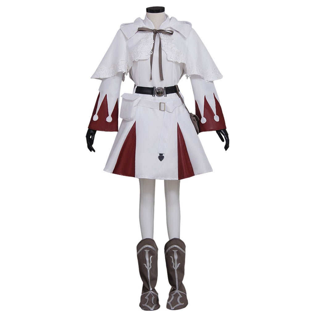 Traje de Cosplay de Mago Blanco de Final Fantasy XIV | Atuendo de Personaje de Juego Hecho a Medida - Fantasia Cosera