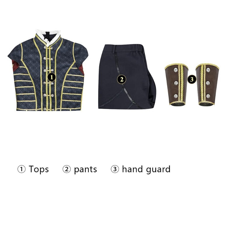 Traje de Cosplay de Raphael de Baldur's Gate 3 Conjunto Completo con Botas para Halloween - Fantasia Cosera