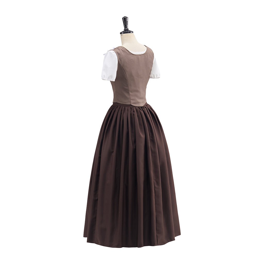 Traje Falda Marrón Outlander Cosplay – Réplica Auténtica y Detallada - Fantasia Cosera