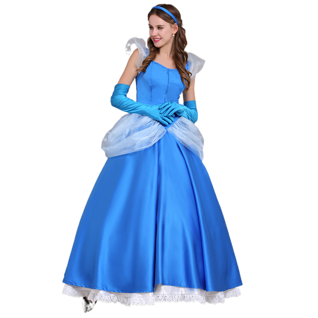 Serie de Disfraces de Cosplay de Disney Cenicienta: Princesa, Príncipe, Madrastra y Criada - Fantasia Cosera