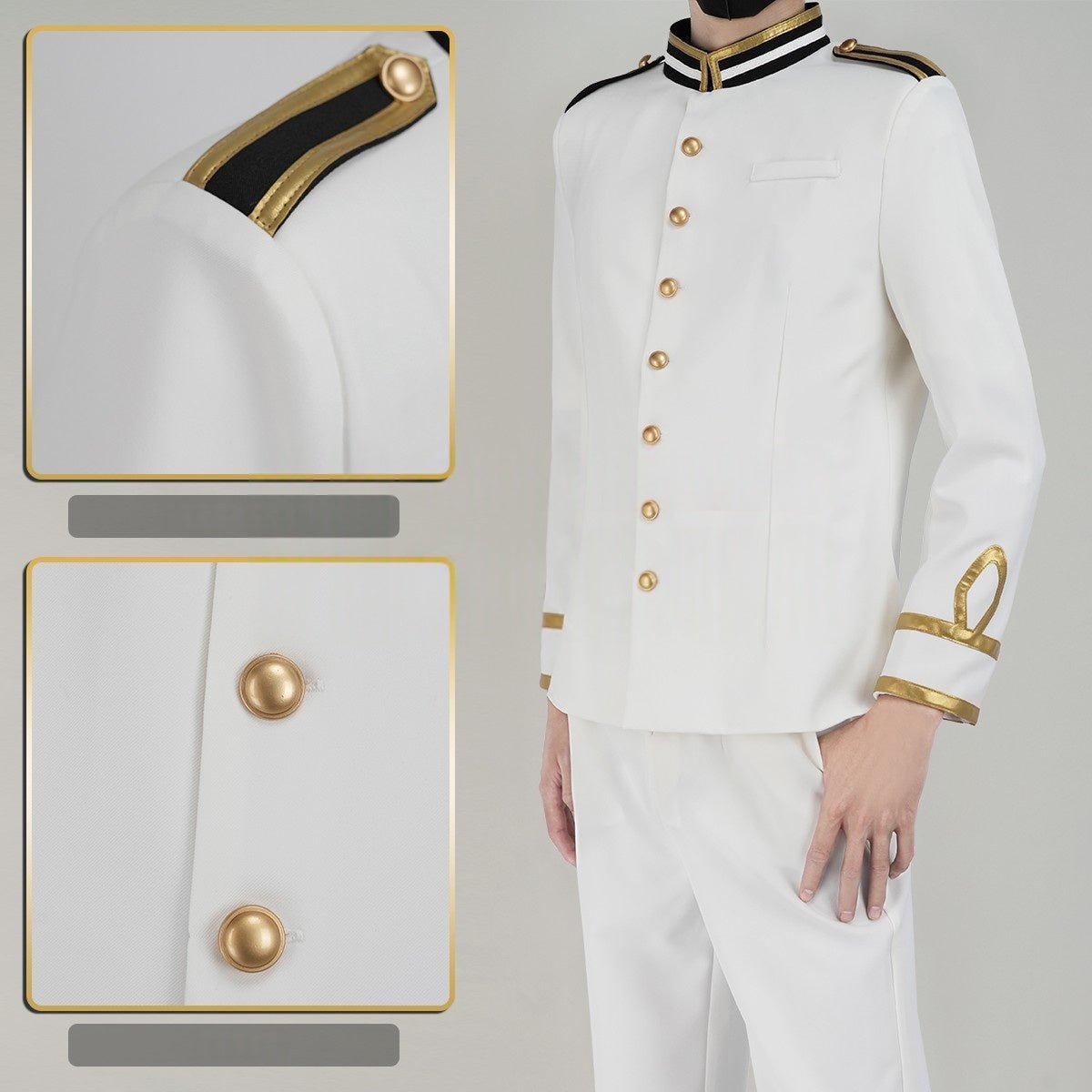 Traje de Cosplay de Kiku Honda de Hetalia: Axis Powers - Outfit Anime de Calidad Premium - Fantasia Cosera