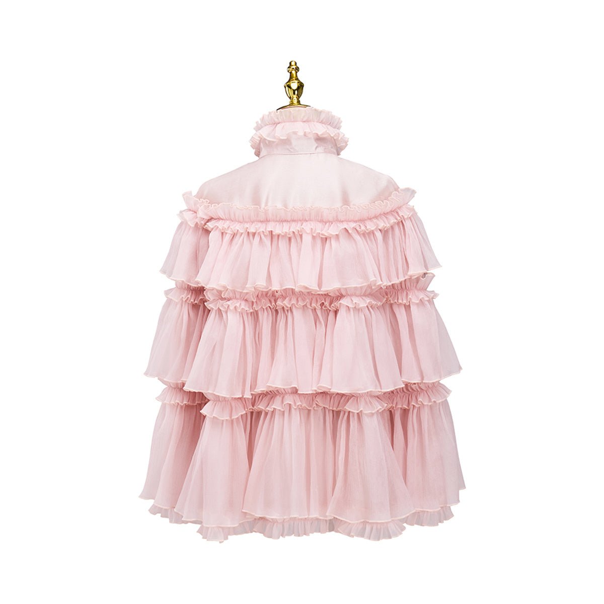 Capa Rosa de Longitud Media para Cosplay - Fantasia Cosera