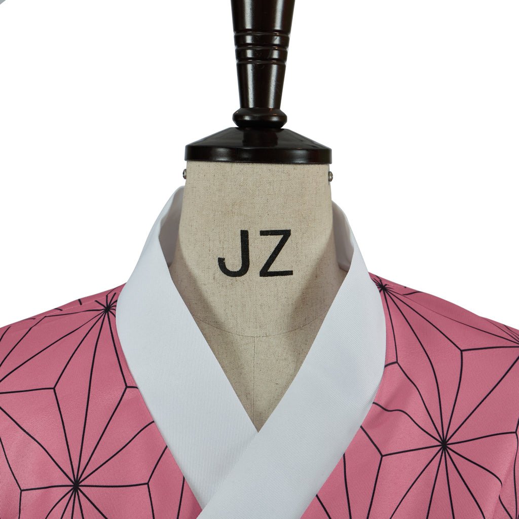 Traje de Cosplay Nezuko Kimono de Demon Slayer – Outfit Auténtico de Anime - Fantasia Cosera