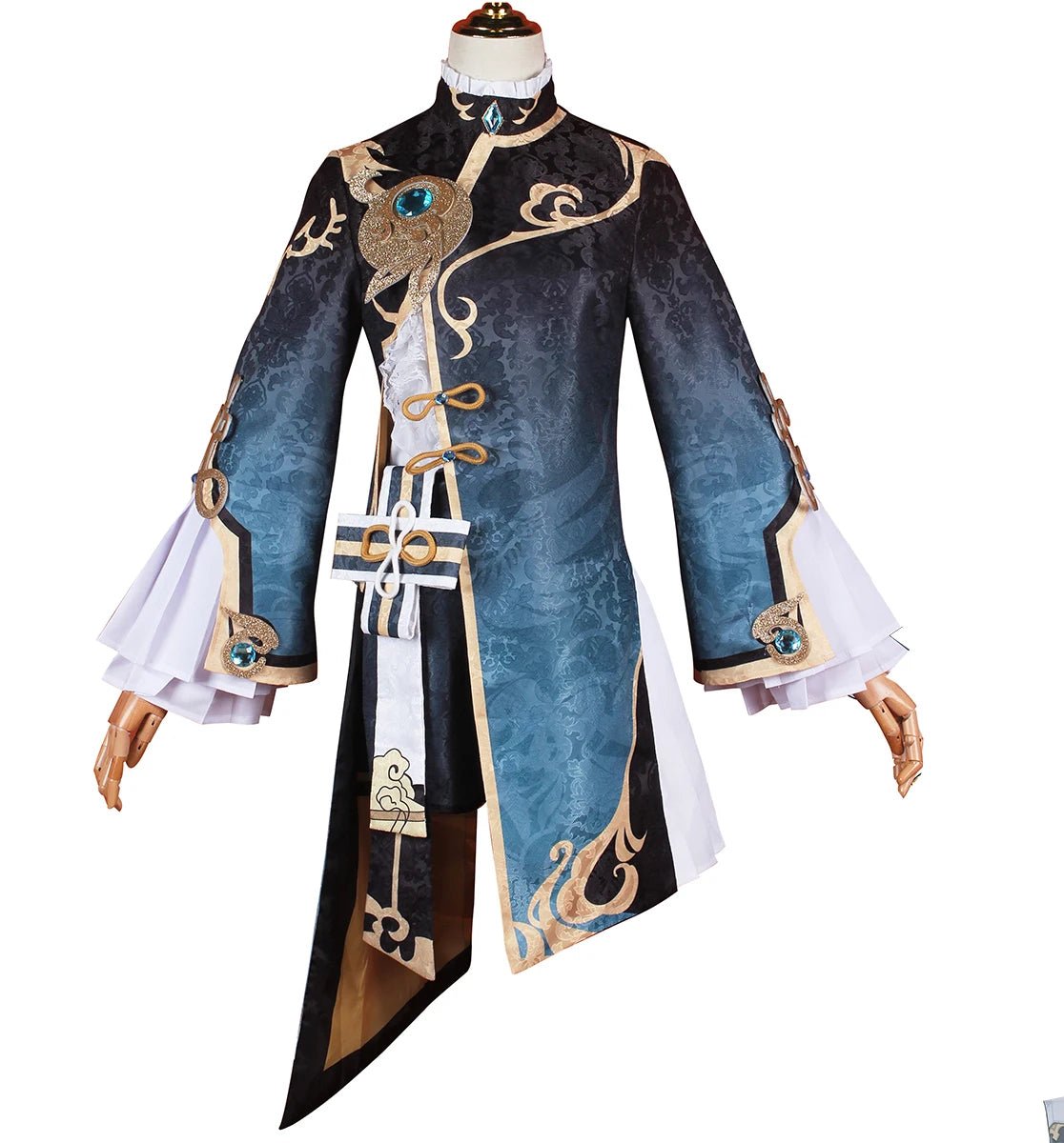 Peluca de Cosplay de Xingqiu de Genshin Impact para Disfraces de Anime, Halloween y Fiestas - Fantasia Cosera