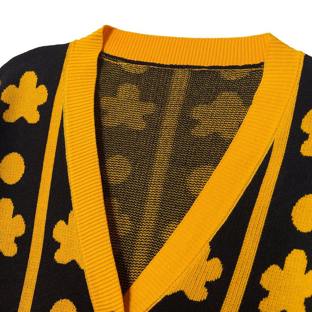 Suéter Cardigan Anime Trafalgar D. Water Law | Chaqueta de Punto para Adultos | Serie Cosplay - Fantasia Cosera