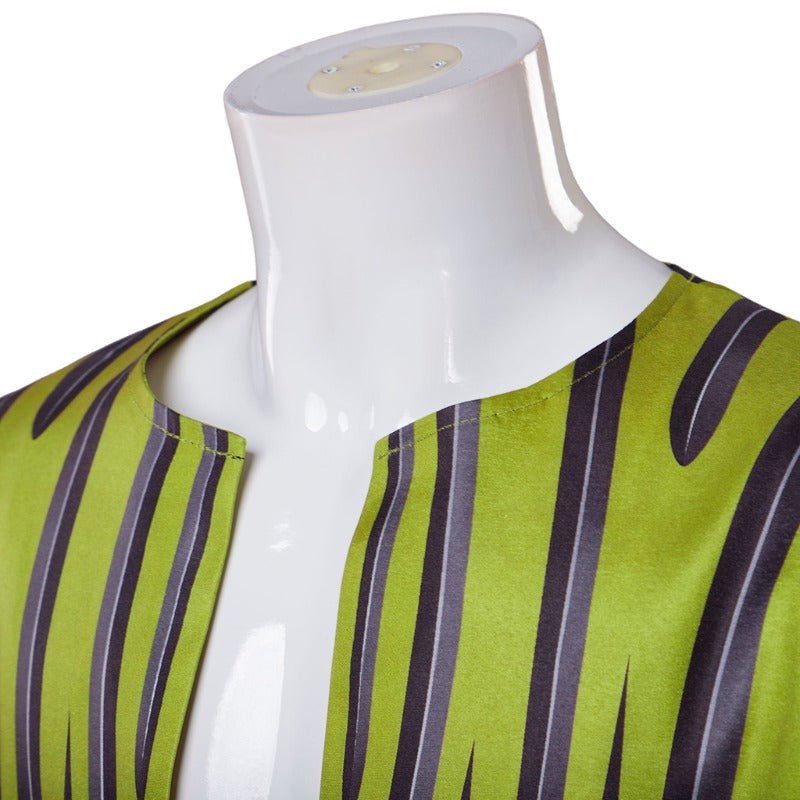 Traje de Cosplay de Griff Tannen Chaqueta Verde para Hombre Halloween Ropa Callejera - Fantasia Cosera