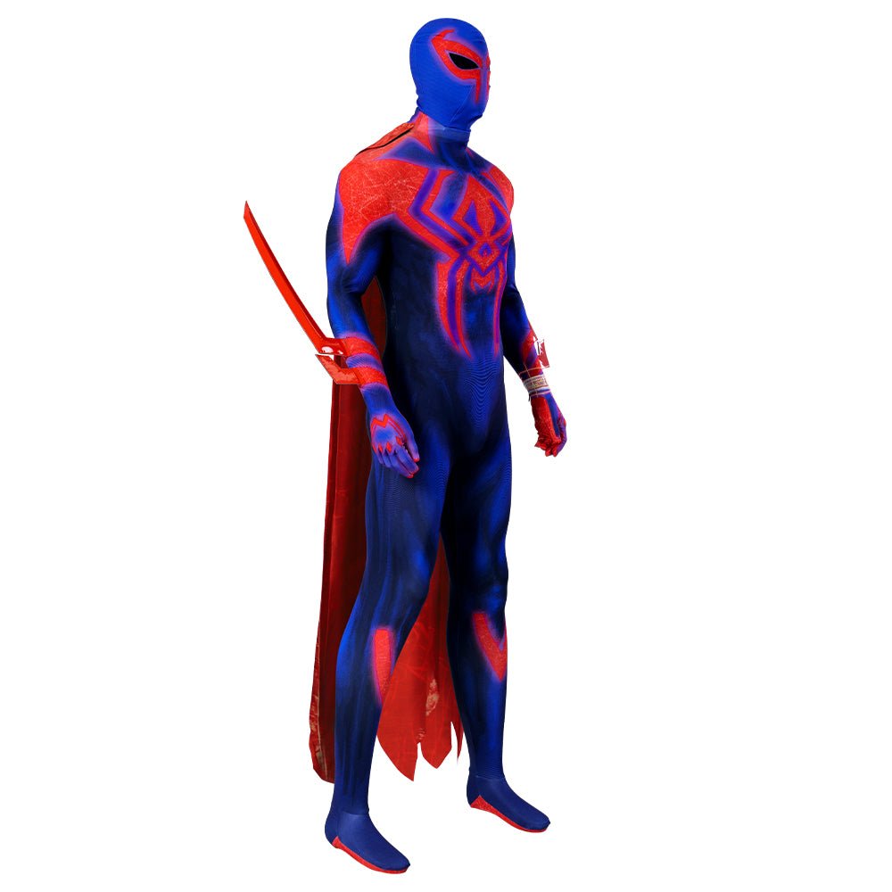 Traje de Cosplay de Spider-Man: Across the Spider-Verse con Capa - Fantasia Cosera