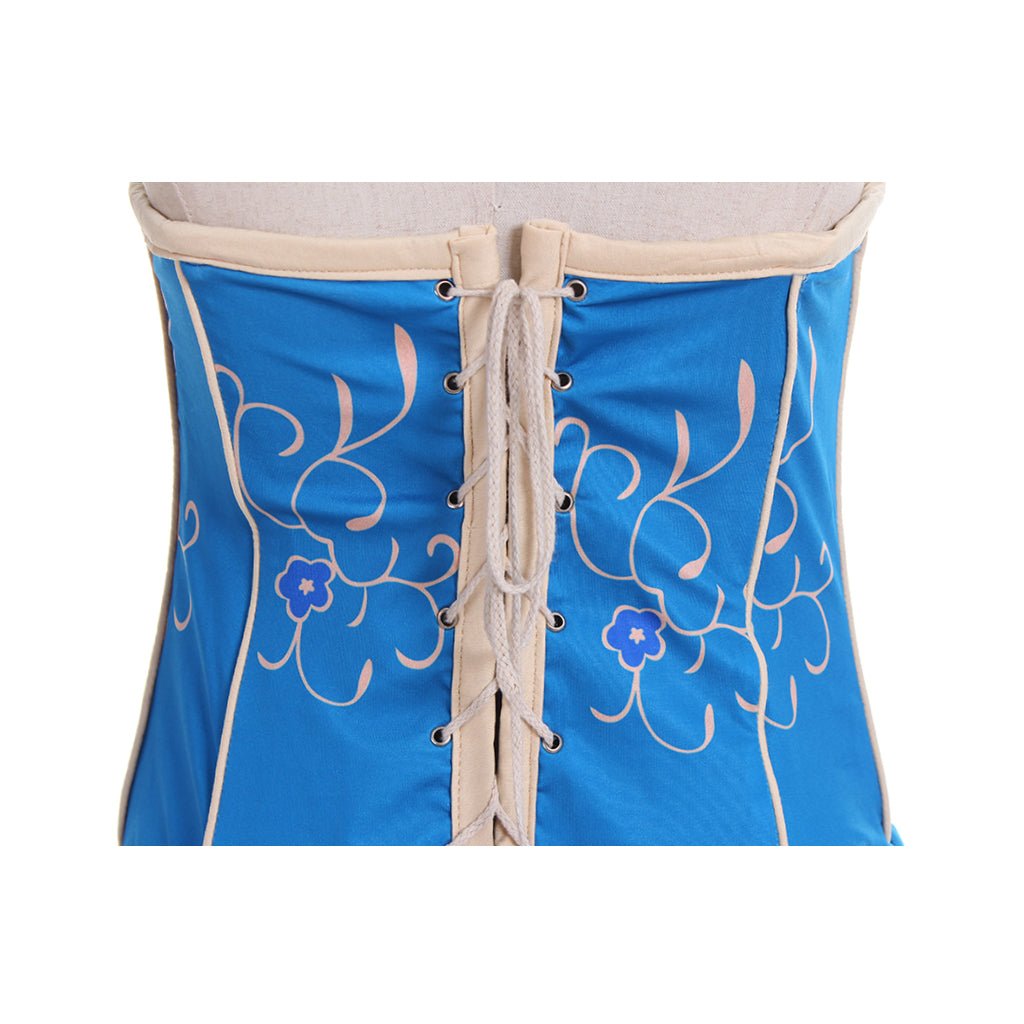 Traje de Cosplay de Supergirl Bombshell | Disfraz de Superhéroe de DC Comics para Halloween - Fantasia Cosera